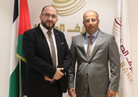 مؤسس ومدير عام شركة أوج يهنئ السيد حاتم عرينات بمناسبة توليه منصب المدير العام